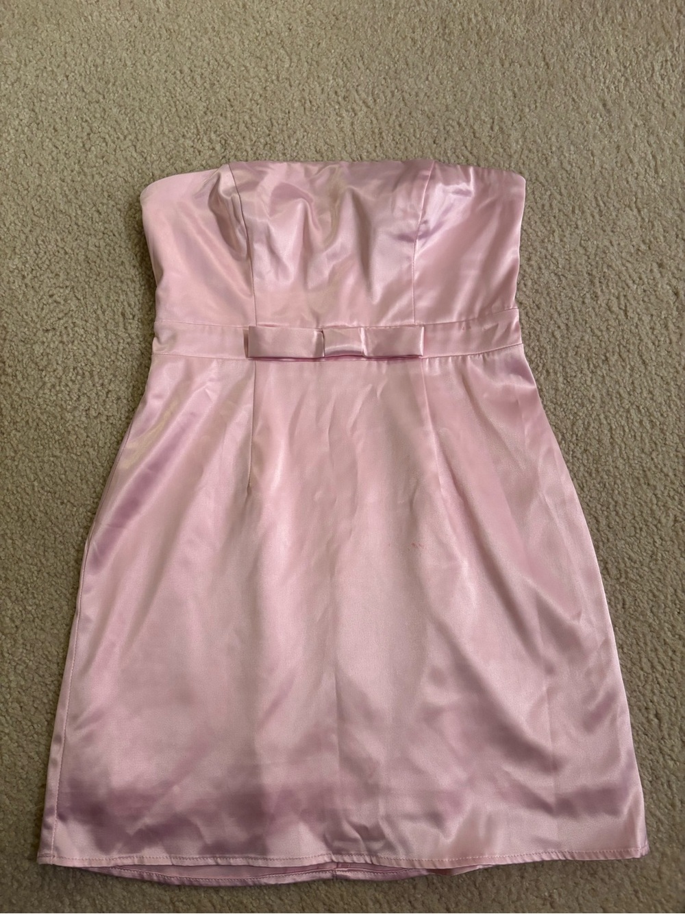 Luluβs Pink Bow Mini Dress